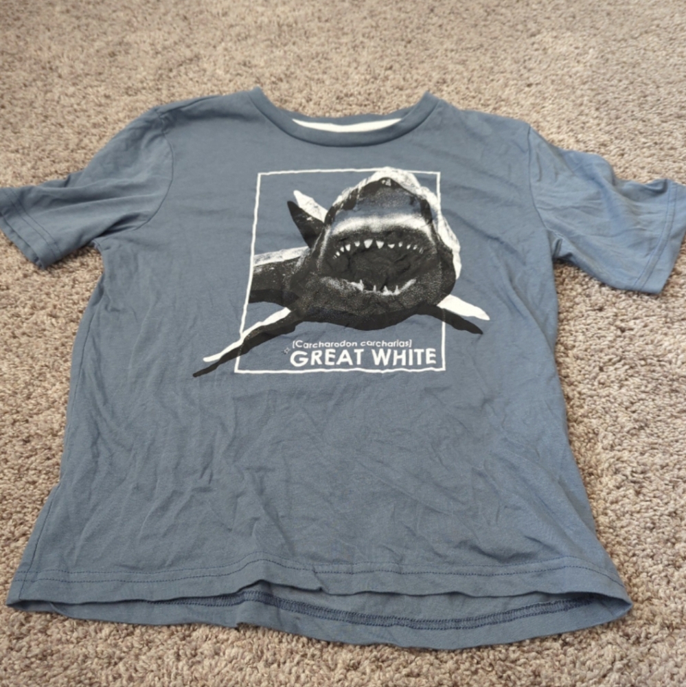 Boys shark shirt